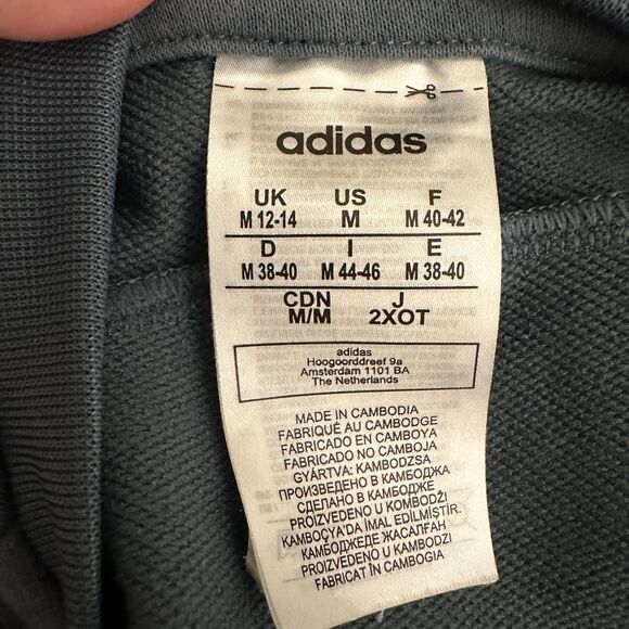 Adidas Blue Logo Shirt Dress Women’s Medium Leopard Graphic Tee Long Length - Picture 6 of 8